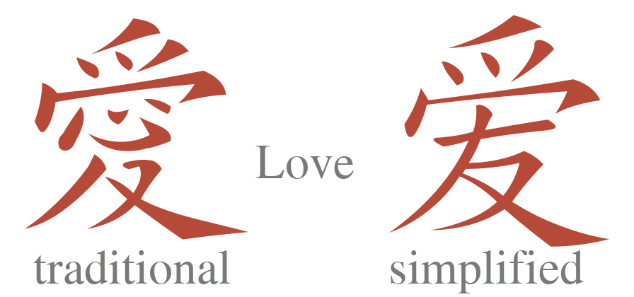 Love in Chinese